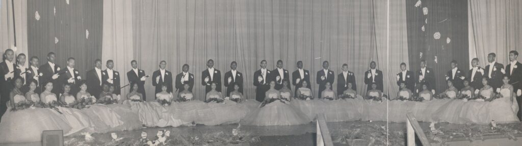 Photo from Clark Photography Studio of a debutante ball