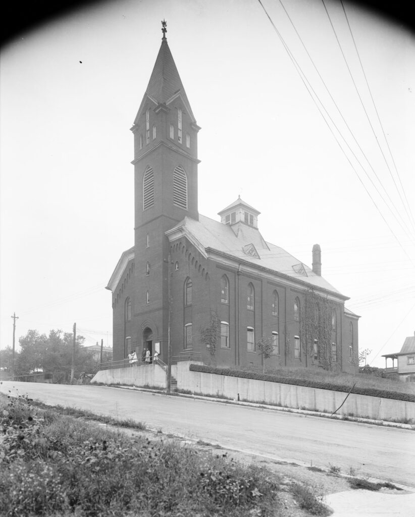 Photo of First Baptist in Gainsboro sitting on a hill